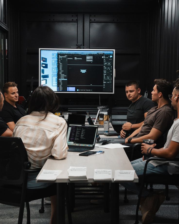 Team working on future tech